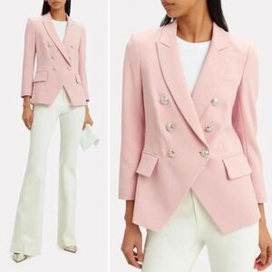 Veronica Beard Light Pink Empire Dickey Jacket Blazer